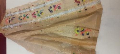 SAREES TIRUNELVELI RAYONxCOTTON Mix CHEDI BUTTA 550 cms SLNC